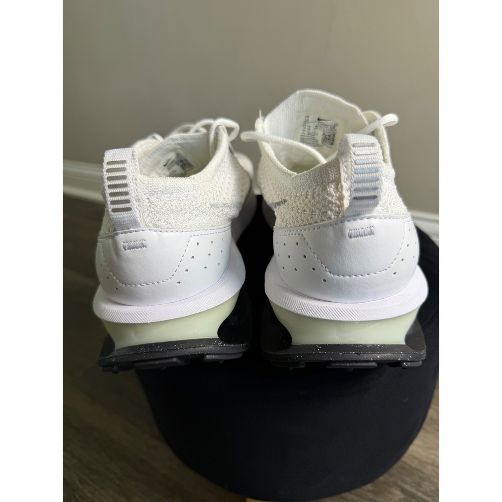 Nike Air Max Flyknit Racer Mens White Pure Platinum FJ4002-100 Running Shoes 10 - Picture 6 of 9